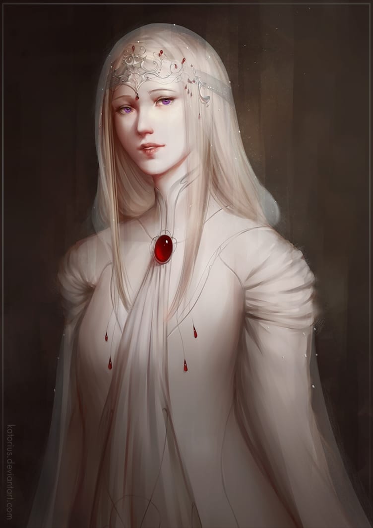 Девушка альбинос арт